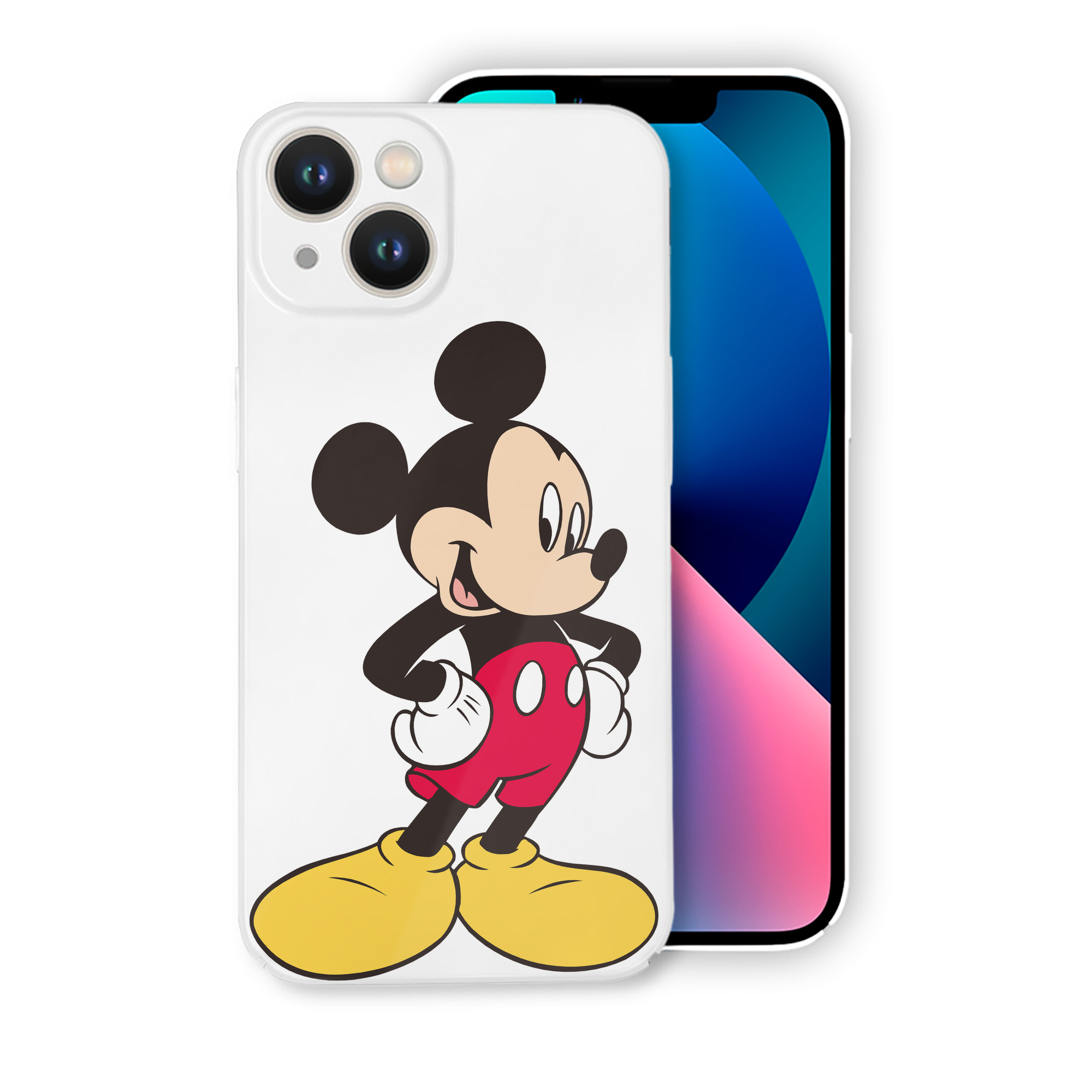 （画像用） ミッキーマウス Mickey Mouse 【iPhone 14シリーズ対応】ハードケース